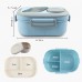 3-Layer Leak-Proof Bento Lunch Box for Adults & Kids, Portable Stackable Food Storage Container with Compartments, Spork & Sauce Cup – Microwave & Dishwasher Safe Model 9038 